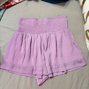 Light purple dress shorts